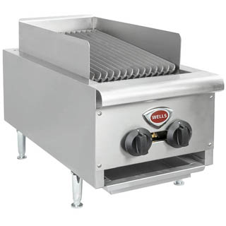 Cast Iron Grates and Burners for higher heat, consistent temperatures and quick recovery, Chefs Deal's
