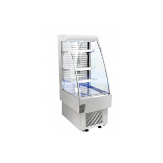 OMCAN Open Refrigerated Floor Display Case with 8.12 Cu.Ft.