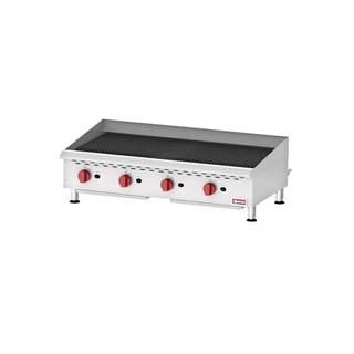 OMCAN COUNTERTOP STAINLESS STEEL GAS CHAR-BROILER