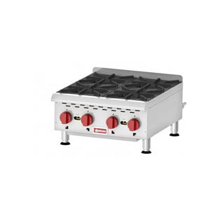OMCAN COUNTERTOP STAINLESS STEEL GAS HOT PLATES